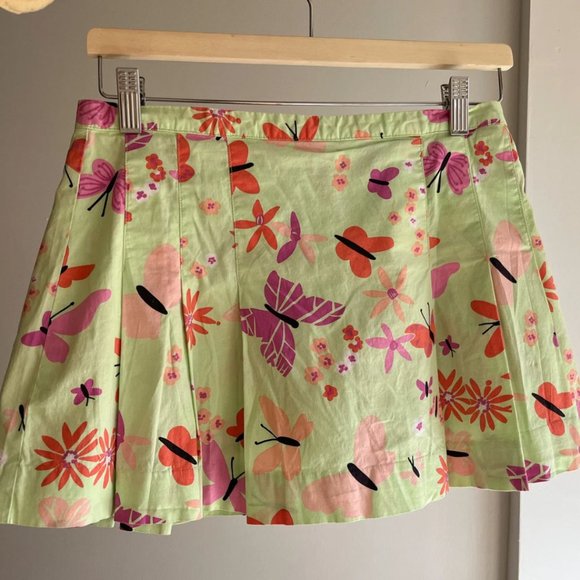 Lilly Pulitzer Dresses & Skirts - Y2K Butterfly Micro Mini Skort | Low Rise